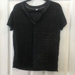 Nordstrom BP V-Neck Black T-shirt